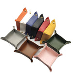 porte monnaie pliable simili cuir moderne vert foncé noir marron rose gris dorés 20cm