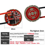circuit imprimé led 20mm rouge moderne composants électroniques intégrés 3v 5a transformateur alimentation 1mode