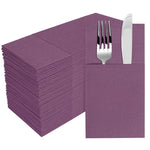 serviettes table jetables rouge vert bleu noir rose violet 40x40cm moderne usage unique festive