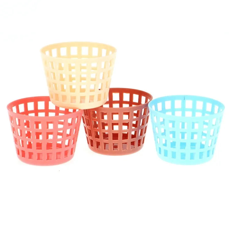 mini paniers rangement bleu beige marron rouge réticulée modernes 12èmescale