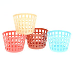 mini paniers rangement bleu beige marron rouge réticulée modernes 12èmescale