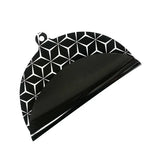 tapis protection silicone moderne noir blanc motif géométrique respectueux environnement induction kitchen countertop