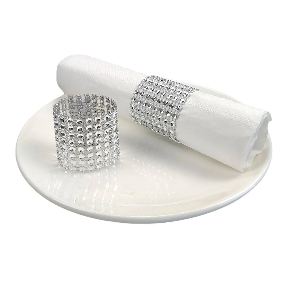 bracelets décoratifs strass argent bleu clair noir or rose violet adhésifs élégants tissu blanc