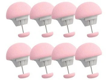 attache couette clip champignon moderne rose bleu blanc doux tissu minimaliste clips lit