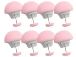 attache couette clip champignon moderne rose bleu blanc doux tissu minimaliste clips lit