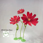 fleurs artificielles papier grandes marguerites décoration mariage anniversaire événements transparentes moderne minimaliste