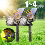 projecteur solaire led rgb waterproof ip65 moderne noir abs lumières ajustableextérieur