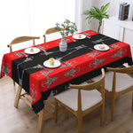 Nappe berbère violette rectangulaire moderne