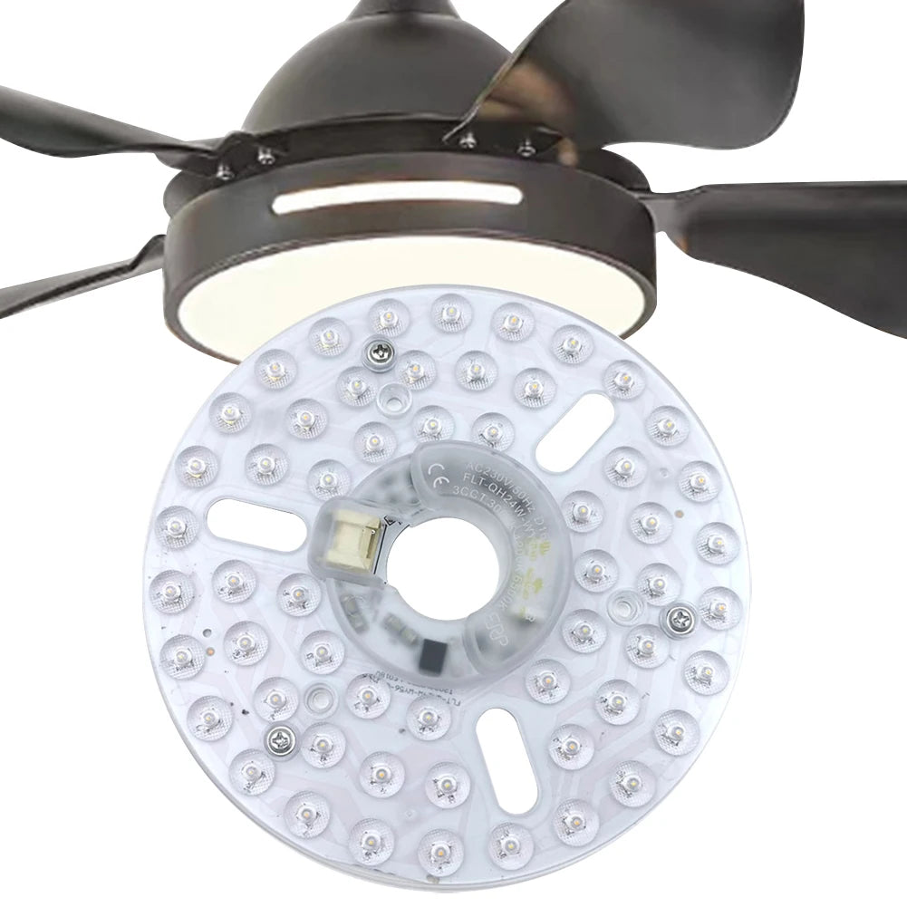 plaque led moderne blanc diodes rond adhésif 100mm 125mm 160mm circuit intégré