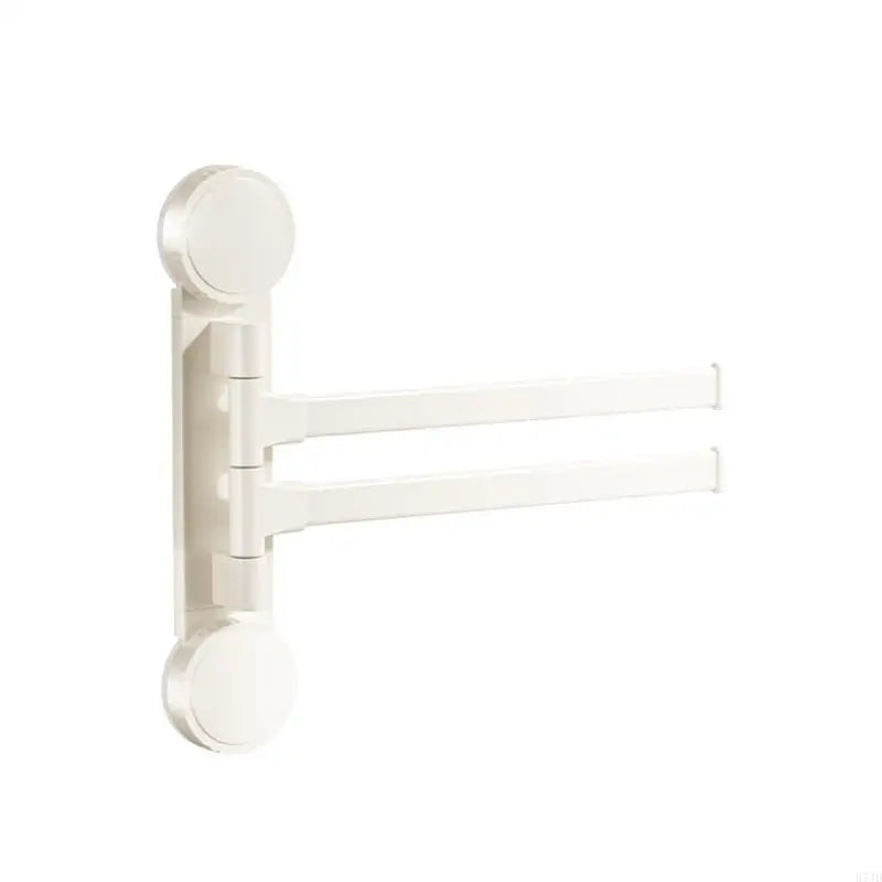 porte serviettes pliable blanc moderne ventouses serviettes incluses suction cups