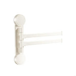 porte serviettes pliable blanc moderne ventouses serviettes incluses suction cups