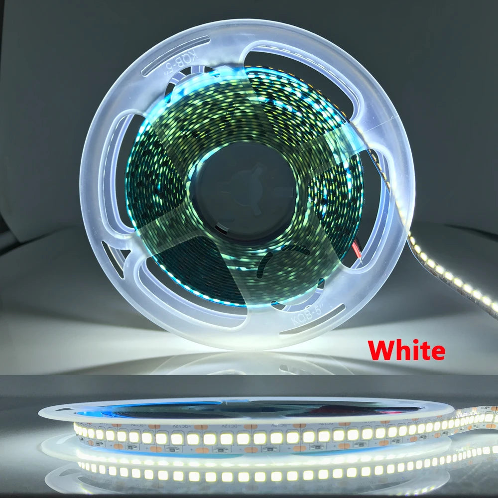ruban led 12v 60leds blanc moderne adhésif 5m non étanche