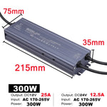 driver led étanche gris métallisé alimentation secteur 12v 24v éclairage extérieur