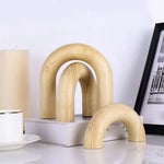 arches bois naturel blanc noir modernes minimaliste kit décoration intérieure