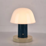 veilleuse table champignon rechargeable led tactile blanc orange bleu marine moderne