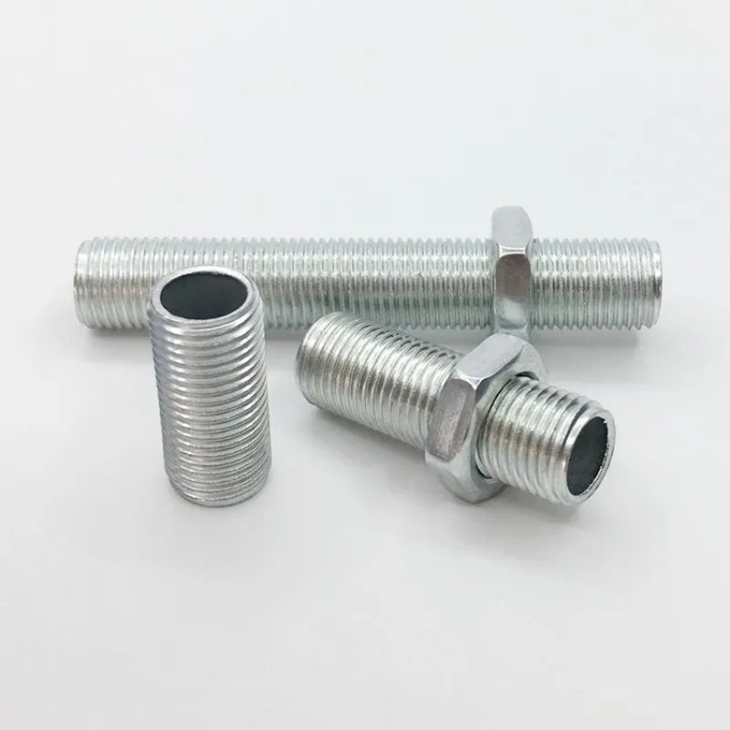 vis filetées argentées industrielle accessoires éclairage support lampe fixations métalliques