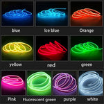 Guirlande lumineuse LED utilisée pour décorer une vitrine de Noël
