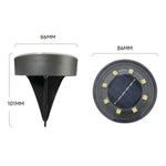lampe solaire extérieure ip68 led noire dorée moderne jardin piscine