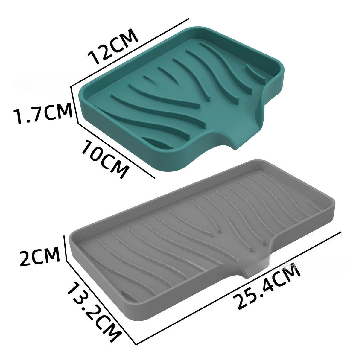 support savon silicone rayures ondulées moderne adhésif sans perçage vert gris rose blanc noir