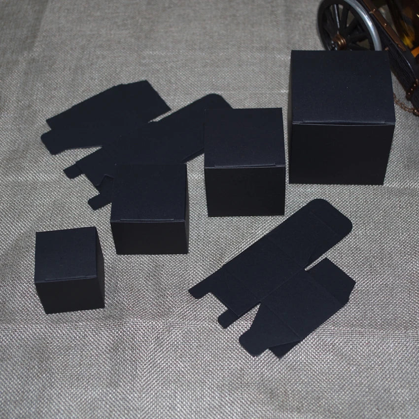 Lot de boîtes kraft carrées pour flacons