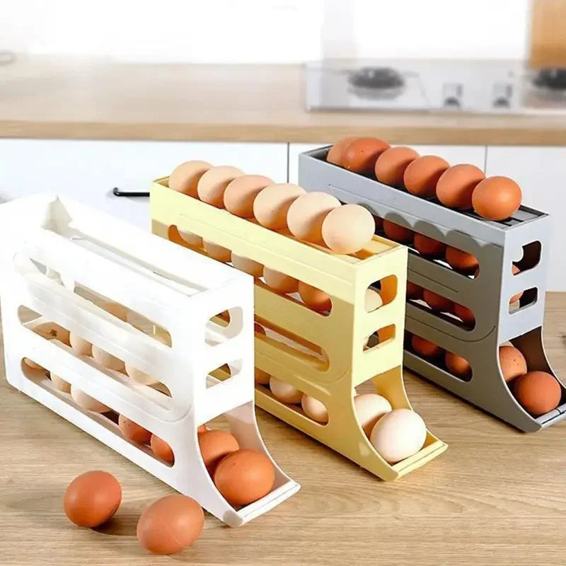 support œufs blanc compartiments moderne rangement cuisine réutilisable matériaux abs pratique adultes