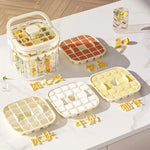 bac glaçons silicone transparent moderne multifonctionnel plaque glaçons compartiments poignée amovible été maison cuisine