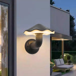applique murale moderne aluminium noir ip65 12w éclairage maison led 249 2000lm