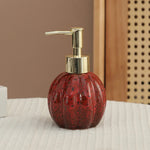 distributeur savon liquide céramique texture marbrée moderne bleu rouge vert jaune