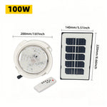 lampe solaire led 500w blanc moderne autonome éclairage intérieur extérieur haute puissance