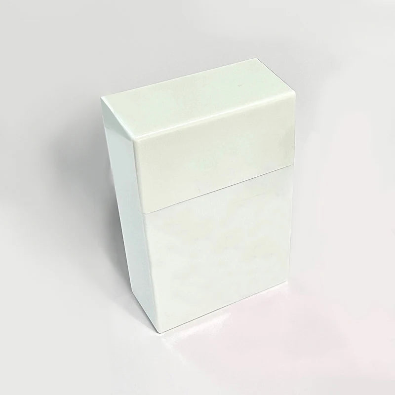 boîte rangement réutilisable métal aluminium moderne rectangle noir argent rose doré bleu respectueux environnement