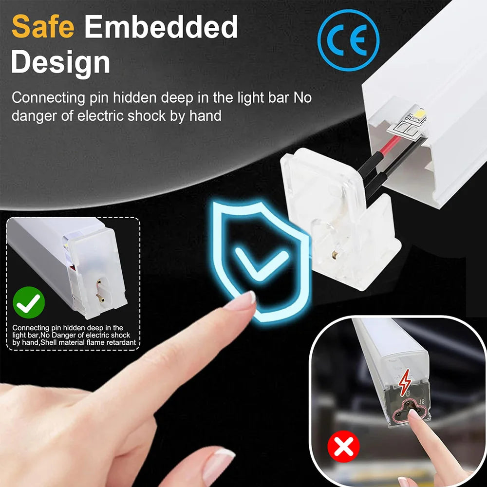 plafonnier led blanc hexagonal moderne ultra lumineux flux 2000 82000 100 240v écrous ruban