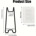 supports photo adhésifs métal noir blanc bois clair décoratifs minimalistes paquet
