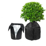 sac protection plante noir gris texture imperméable moderne cordon serrure zipper durable froid gel
