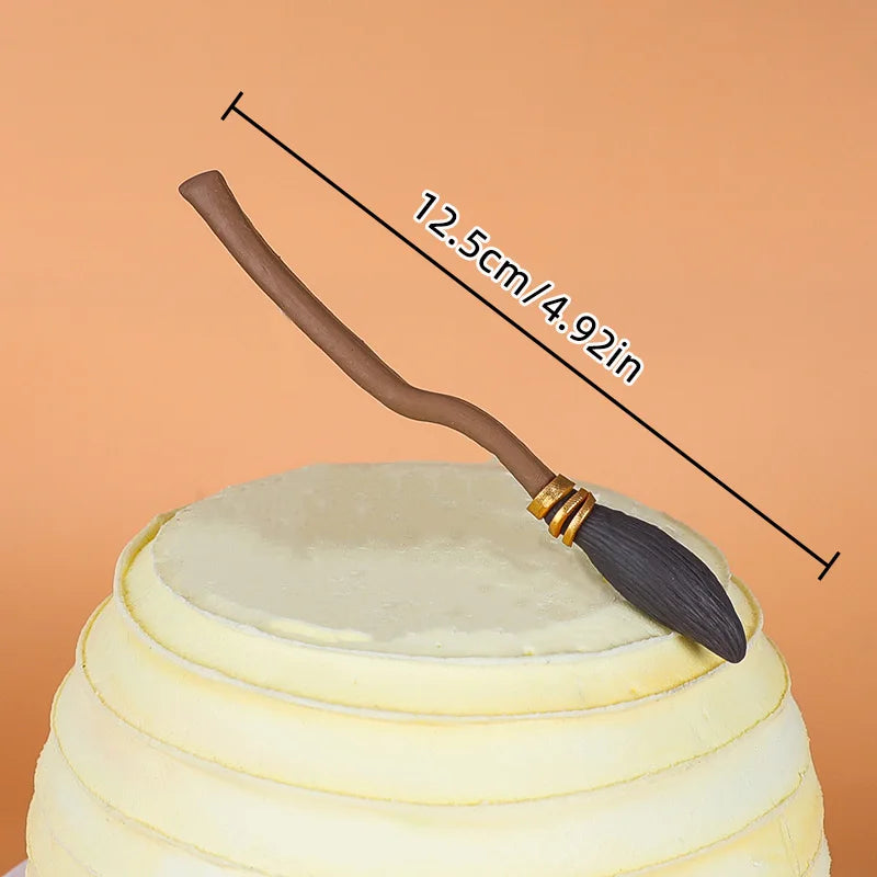 décoration gâteau thème harry potter halloween château baguette magique lunettes chapeau balai fantômes citrouilles