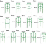 supports plante plastique vert moderne clips orchidées roses 12 sets 18 sets 24 sets