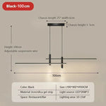 lampe suspendue rectangulaire moderne aluminium noir or salon cuisine table manger