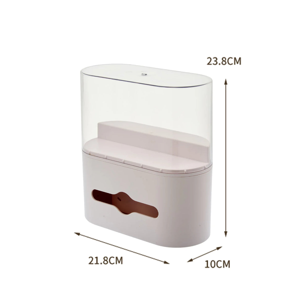 boîte mouchoirs transparente figurines lapins collection moderne rangement vinyle anti poussière