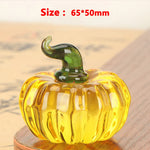 figurines fruits cristal transparentes potiron pomme raisin kaki salon chambre