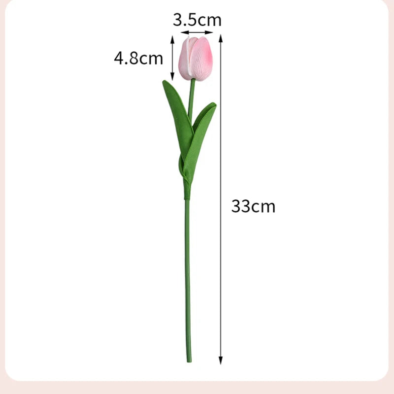 tulipes artificielles orange jaune bleu rose blanc modernes extérieures 10 pièces