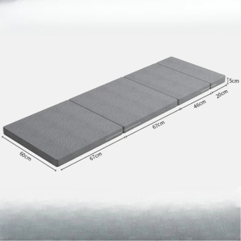 tapis pliable gris moderne texture tissée zip 60cm 46cm 5cmextérieur salon chambre