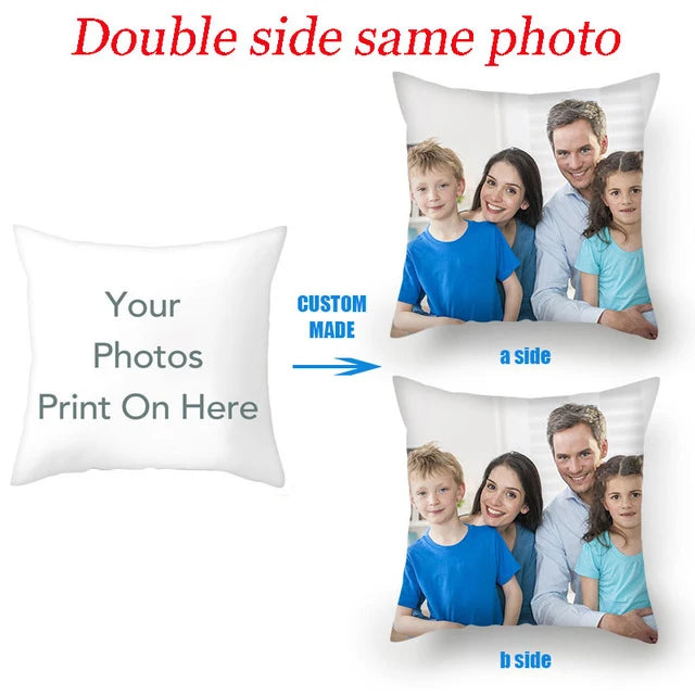 housse coussin personnalisable carré moderne lettre rouge zipper blanc deco lit voiture