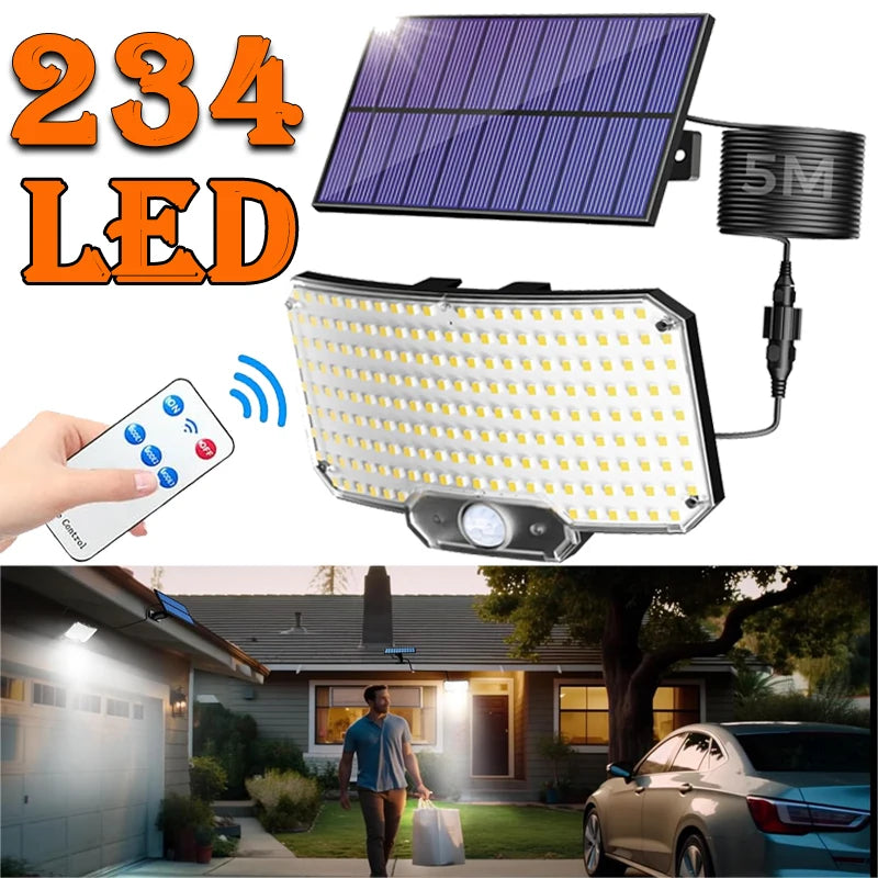 lampes solaires led exterieures detecteur mouvement blanc noir moderne telecommande