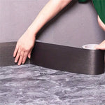 ruban autocollant décoratif moderne 10cm 5m noir or blanc texture bois brillant mat
