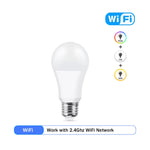 ampoule led intelligente e27 rgb wifi zigbee dimmable moderne blanc mat