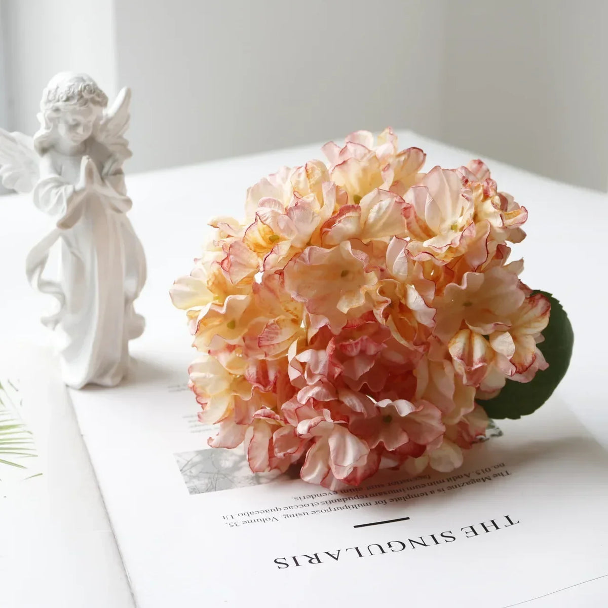 bouquet artificiel hortensia classique couleurs variées intérieur mariage anniversaire fêtes decoration