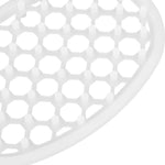 porte savon silicone drainage moderne blanc translucide hexagonal salle bain évier