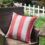 housse coussin extérieur imperméable rayures moderne canapé jardin fauteuil décoration polyester couleur unie