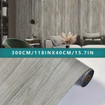 papier peint auto adhésif motif bois naturel moderne roulé marron gris intérieur decoration mur