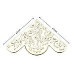 cornières décoratives fleurs feuilles adhésives bleu doré blanc bronze 43mm 43mm