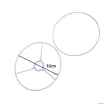 supports lampe blancs modernes ronds 40cm 35cm 30cm 25cm 20cm 15cm
